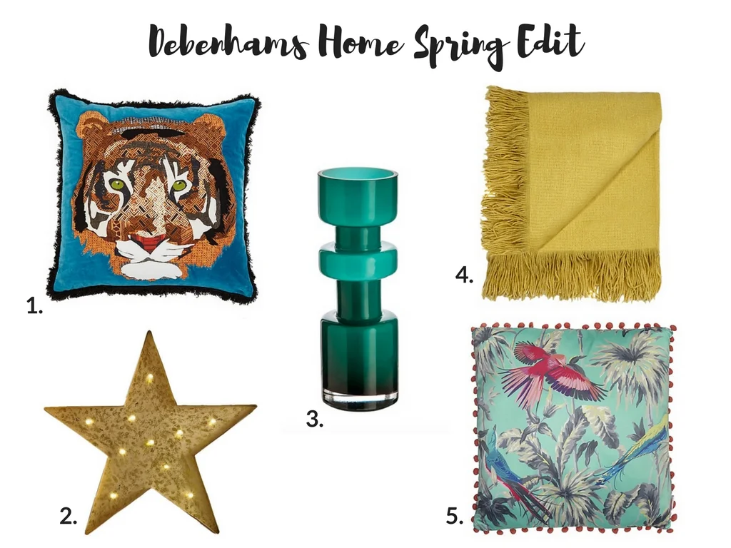 Debenhams home sale accessories